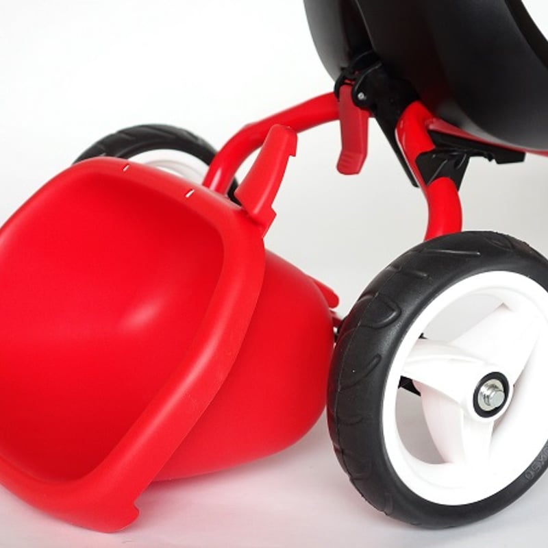 2才-〉PUKY プッキー社 押し棒付き三輪車 CAT1 赤 | TOYS&GIFT MOMO