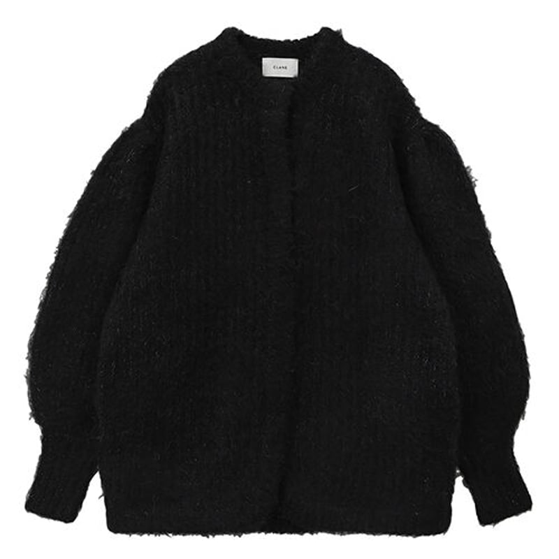 CLANE | COLOR MOHAIR SHAGGY CARDIGAN | ABIENTOT
