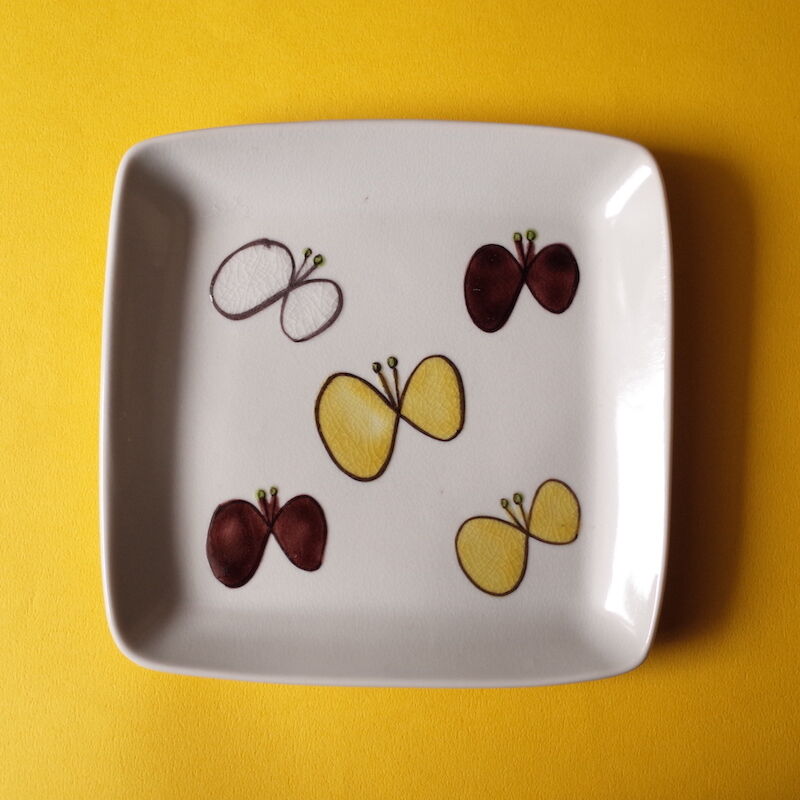 今江未央／IMAE Mio「九谷焼 四角皿 大」 | オトメの金沢 陳列室