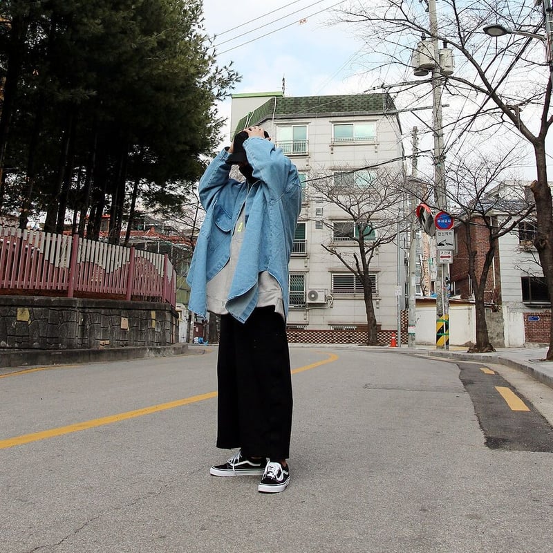 3color オーバーサイズデニムジャケット BTS ジョングク 着用モデル