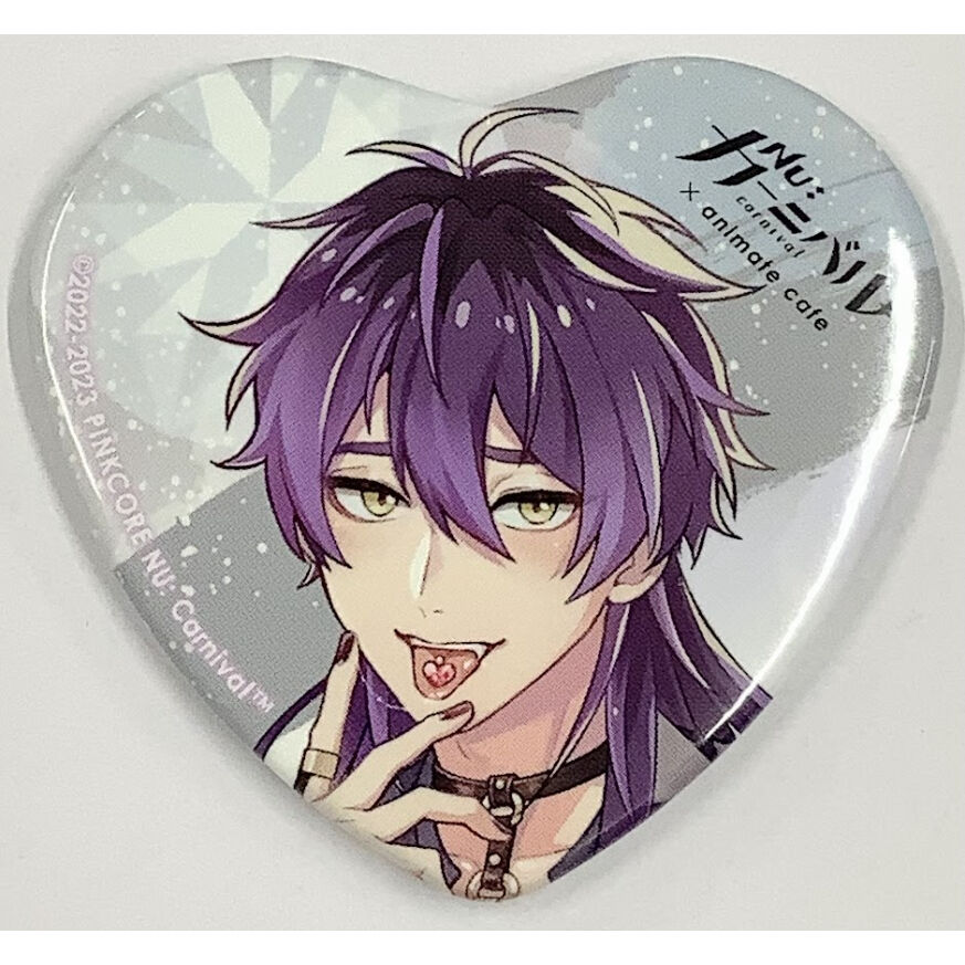 NU:カーニバル×アニメイトカフェ』 1st anniversary ver. ハート缶バッ
