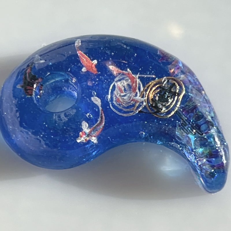 最強陰陽統合 ☯️勾玉オルゴナイト 鯉 （大） | 陰陽統合勾玉Connect