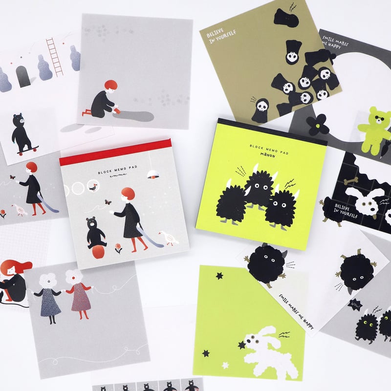 M5スクエア ブロックメモ”「 &S PRODUCTS 」 コラボ商品 【emma】 | 七宝堂