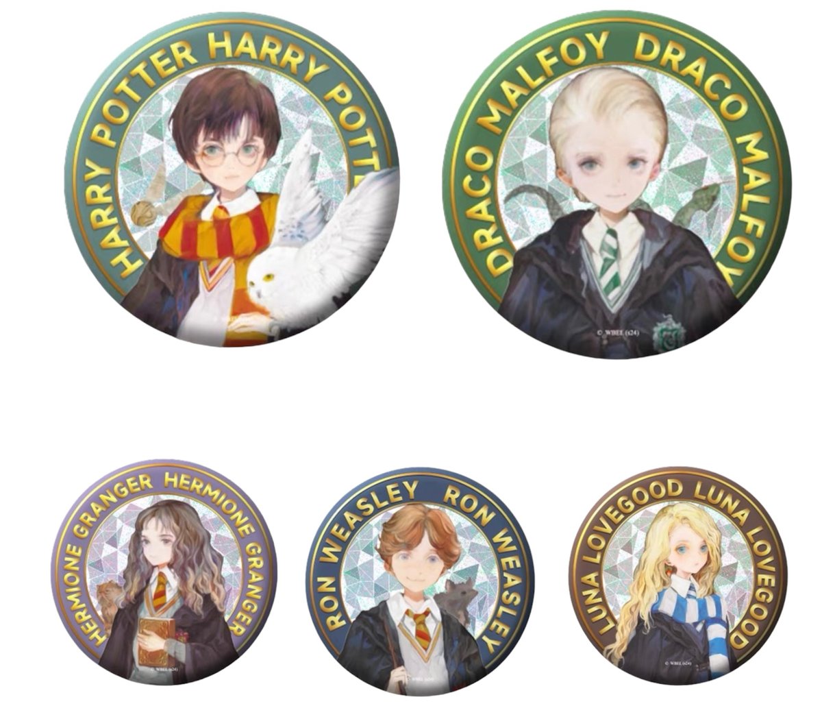 ハリーポッター トレーディング 缶バッジ 海外限定 公式ライセンス商品