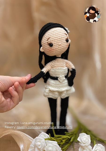 Ravelry: Jennie Blackpink doll pattern by Luna Amigurumi