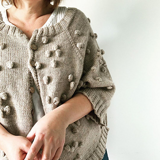 Ravelry: Make bobble cardigan pattern by Neringa Ruke