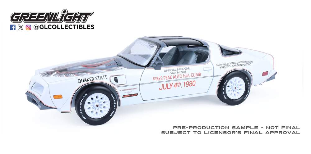 1:18 1980 Pontiac Firebird Trans Am - Official Pace Car 58th