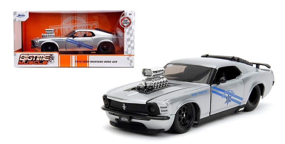 1:24 Big Time Muscle - 1970 Ford Mustang Boss 429 (Candy Silver