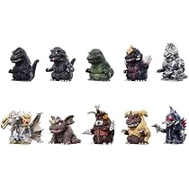 Amazon.co.jp: ゴジラ ソフビパペットマスコット3 10個入りBOX : おもちゃ