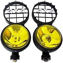 Amazon | KC HiLiTES 5202 6インチ ラウンド イエロー プラスチック