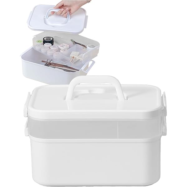 Amazon.co.jp: ネイル収納ボックス ポータブル 多目的 マニキュア