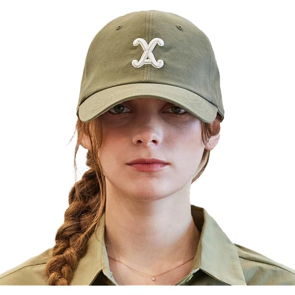 Amazon | [セリーヌ] 帽子 ベースボールキャップ ロゴ カーキ メンズ