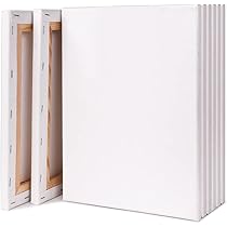 Amazon | F3 8枚 セット キャンバス 張りキャンバス キャンバス画材