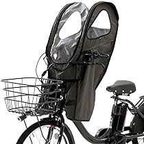 Amazon | 【norokka(ノロッカ) 】自転車 子供乗せ レインカバー 後