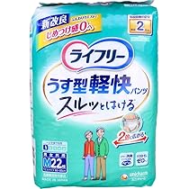 Amazon | うす型軽快パンツ Mサイズ 22枚入 大人用紙オムツ スルッとは