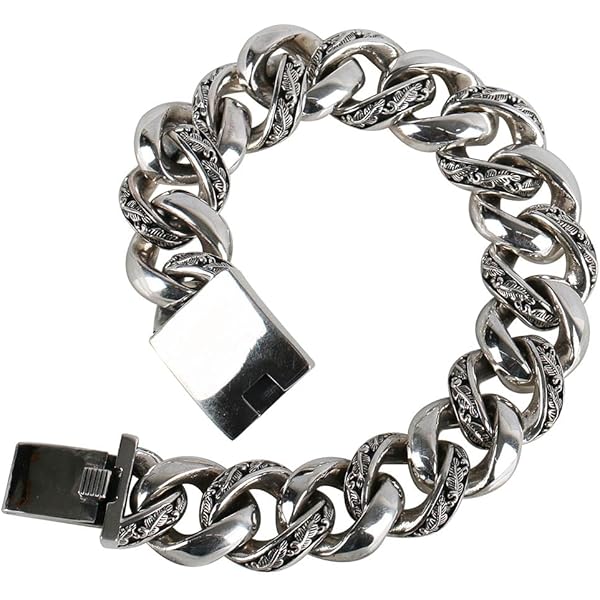 Amazon | [silver KYASYA]超重厚 シルバー925 喜平ブレスレット