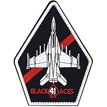 Amazon.co.jp: USN VFA-41 BLACK ACES ブラックエイセス パッチ 刺繍