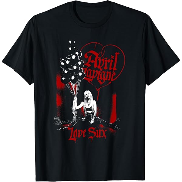 Amazon | 公式 Avril Lavigne Bite Me 両面 Tシャツ | Tシャツ