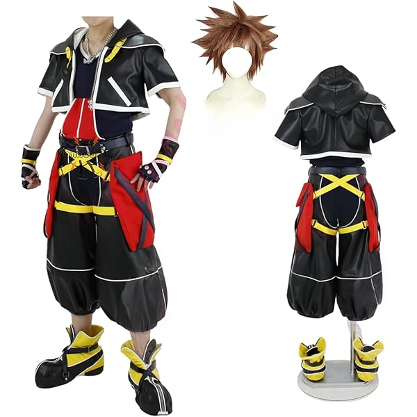 Amazon.co.jp: キングダムハーツ Sora ソラ コスプレ衣装 ウィッグ付き