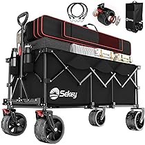 Amazon.co.jp: Sekey キャリーワゴン 特大容量300L 高耐荷重200kg 【荷
