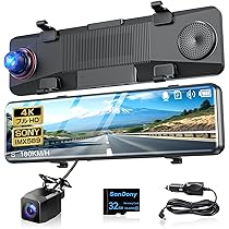Amazon.co.jp: ドライブレコーダー ミラー型 4K 【2025新モデル・12