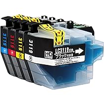 Amazon.co.jp: 【インクのチップス】 ブラザー(brother)用 LC3119 4色