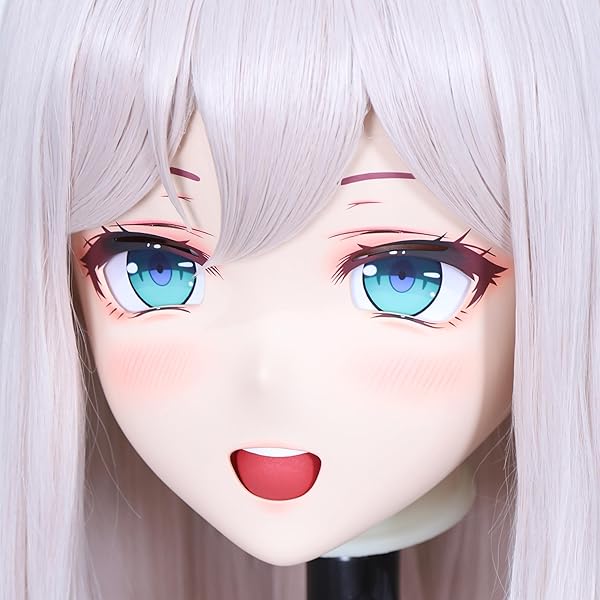 Amazon.co.jp: [Gurglelove] (Chan) Half Head Kigurumi Mask 目と