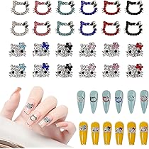 Amazon.co.jp: ネイルパーツ キティ 約24個セット キティ ネイル