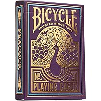 Amazon.co.jp: Bicycle Purple Peacock: No. 20 Playing cards : おもちゃ