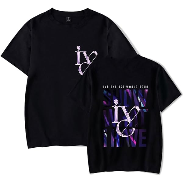 IVE The 1st World Tour Show What I Have Merch T-Shirt Summer Men