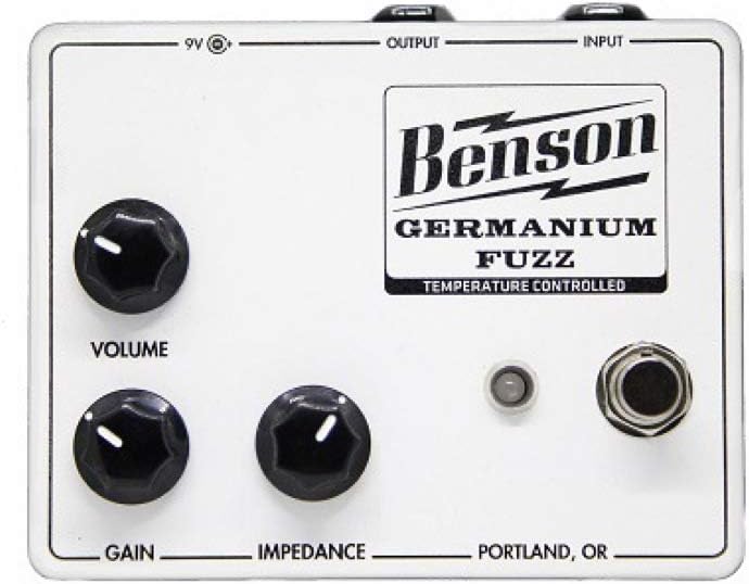 Benson Amps Germnium Fuzz - ゲルマニウム・ファズの弱点を克服した新