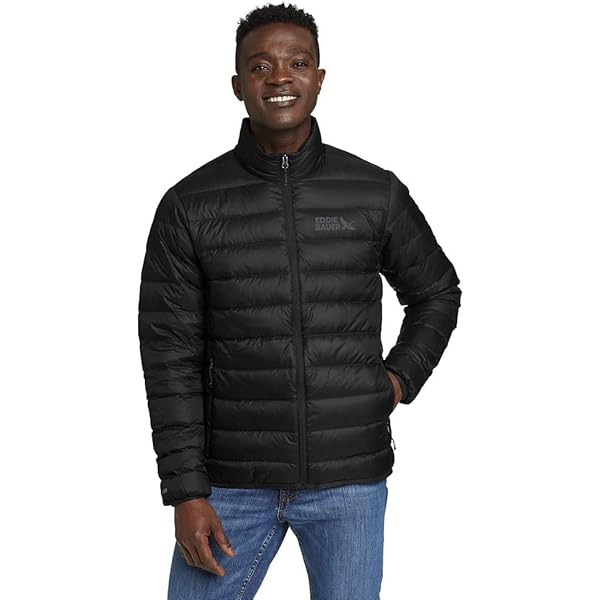 Eddie Bauer Men's Cirruslite Hooded Down Jacket (XXL, Olive) at