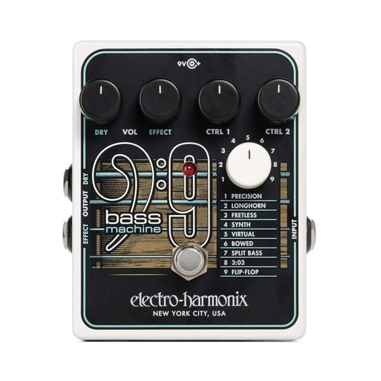 Electro Harmonix BASS 9 - ギターのサウンドをベースサウンドに変身