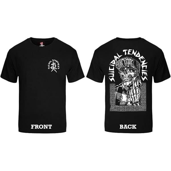 Suicidal Tendencies Official TS66 SxTx Charlie Manson + Sticker