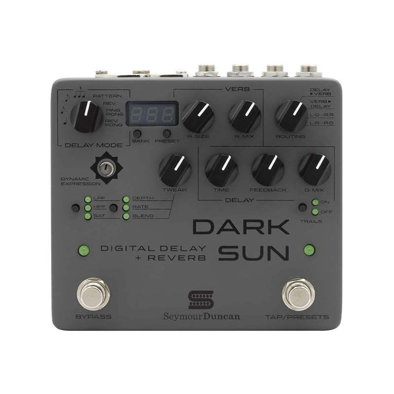Seymour Duncan Dark Sun - デジタルディレイとホールリバーブを