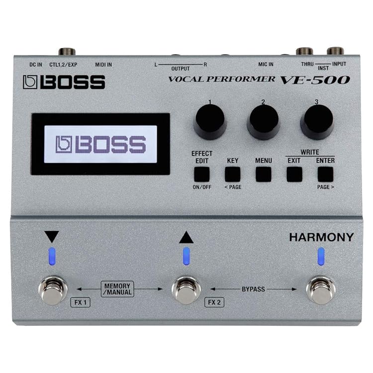 BOSS VE-500 - 高性能DSPを搭載したボーカル用マルチエフェクター
