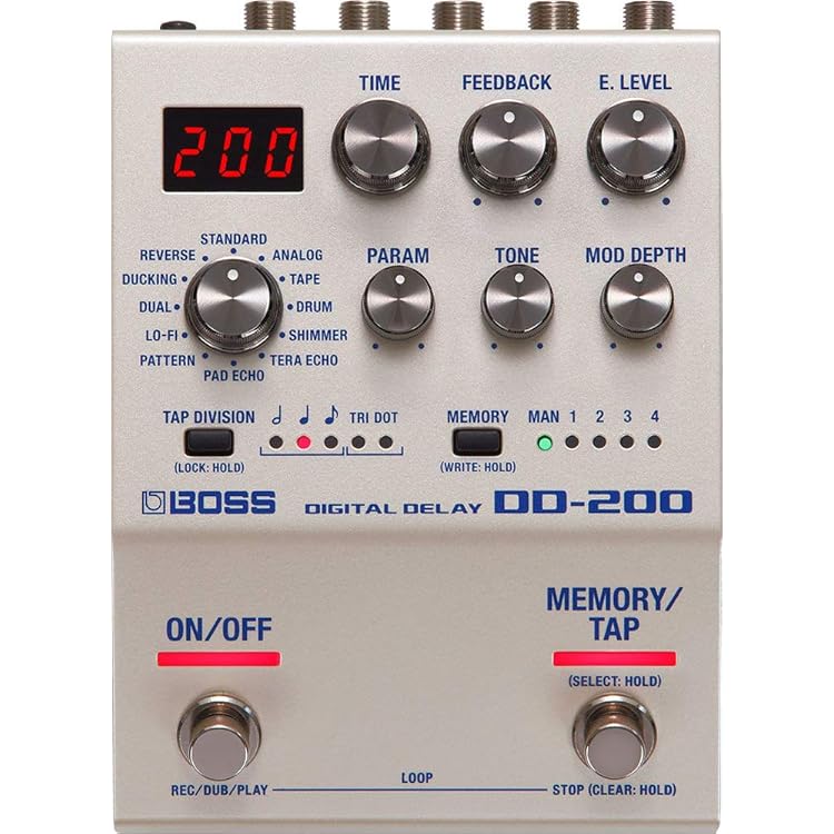 BOSS DD-200 DIGITAL DELAY - 多機能マルチ・デジタルディレイ「DD-500