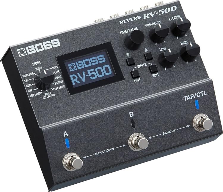 BOSS RV-500 - 高性能DSPを搭載、12種類の高音質なリバーブサウンドを