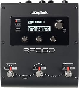 Digitech RP360 - 150以上のモデリングと200を超えるプリセットを搭載
