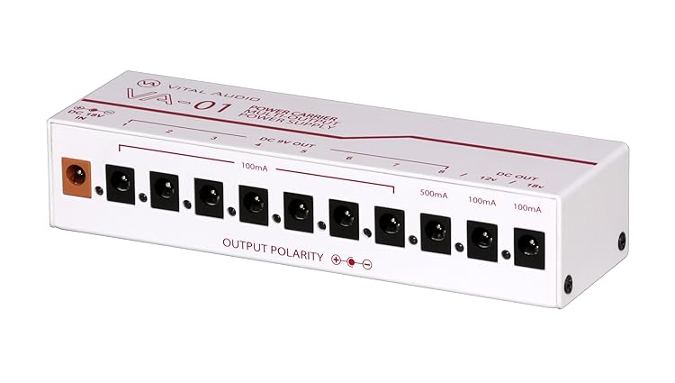 Vital Audio POWER CARRIER VA-01 - 10個のエフェクターに電源供給が