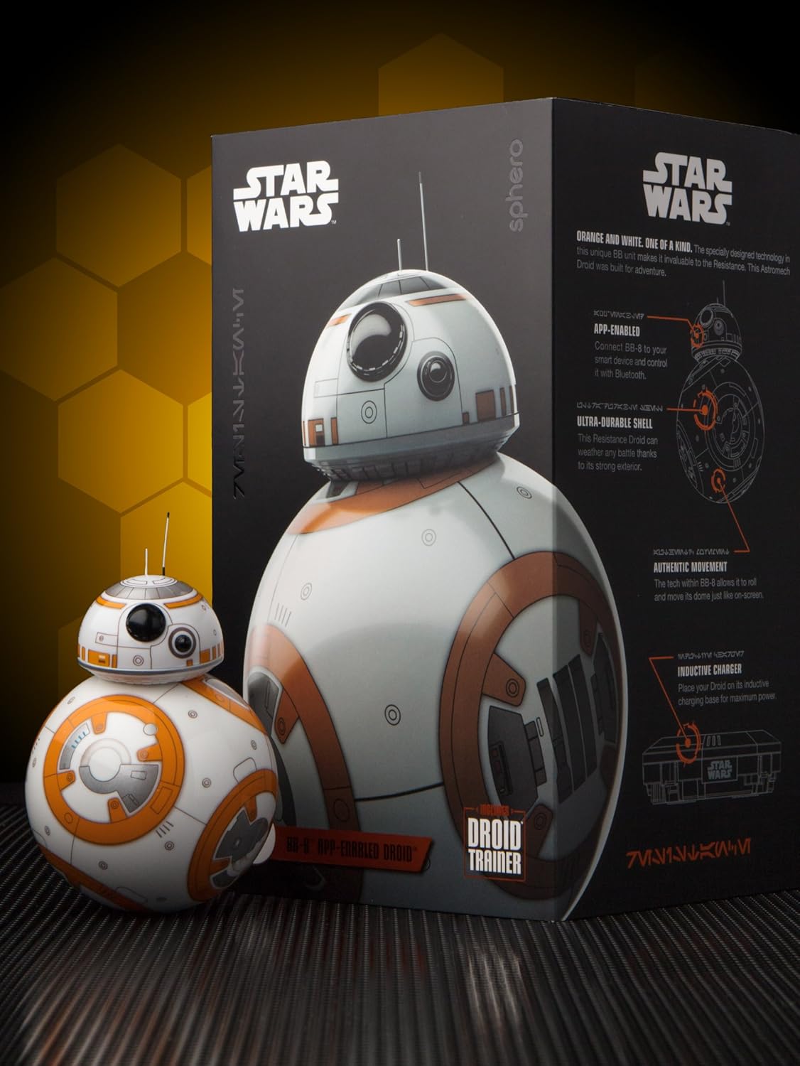 スター・ウォーズ』のドロイドR2-D2、BB-8、BB-9E スマホで操作できる