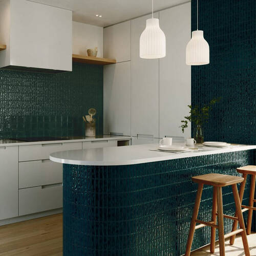 Плитка Ceramica Deseo Sticks green intense 20x20 см - купить в