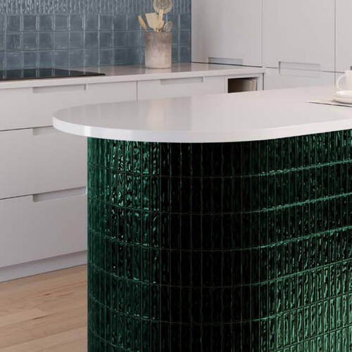 Плитка Ceramica Deseo Sticks green intense 20x20 см - купить в