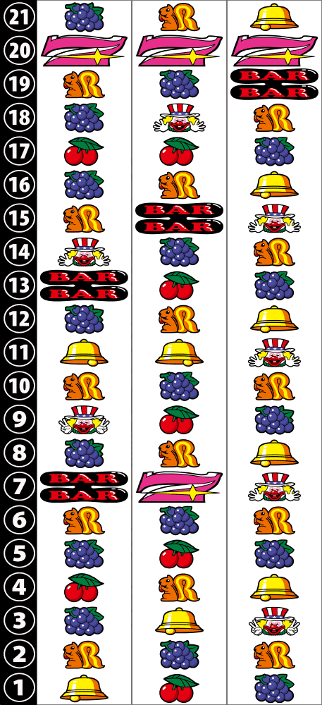 ハッピージャグラー（VⅢ）】打ち方とリール配列