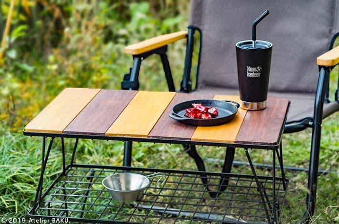 ユニフレーム「フィールドラック」を簡単テーブル化！ホームセンターを