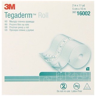 3M 16002 - 3M Tegaderm Transparent Film Roll, 2 in. x 11 yd. (5 cm