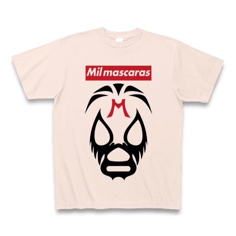 MIL MASCARAS-ミル・マスカラス-赤ボックスロゴ Tシャツを購入