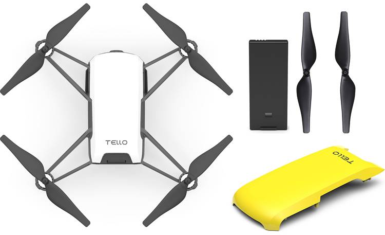 DJI Tello Colorful Bundle (Yellow) Includes quadcopter and