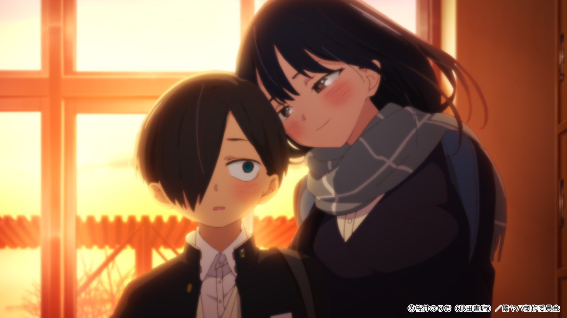 僕の心のヤバイやつ』第13話（第2期1話）怪我の市川を気使う山田