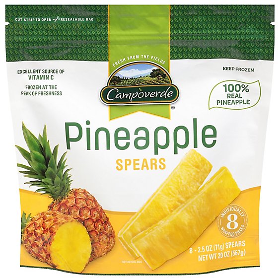 Campoverde Pineapple Spears - 8 Count - albertsons
